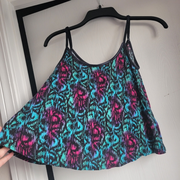 🟣Colorful patterned crop top - Picture 3 of 5